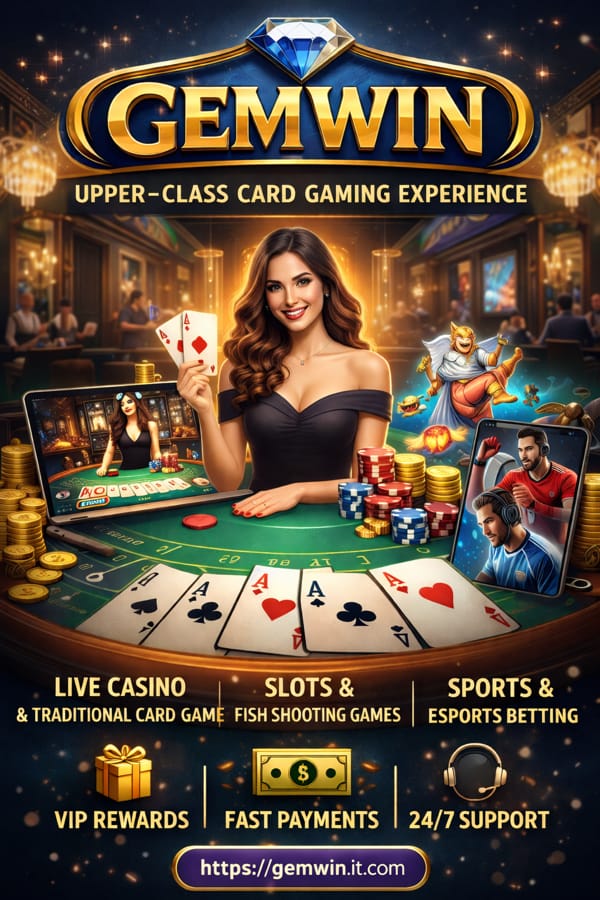Gemwin – “Upper-Class” Card Gaming Experience: A Full A–Z Review